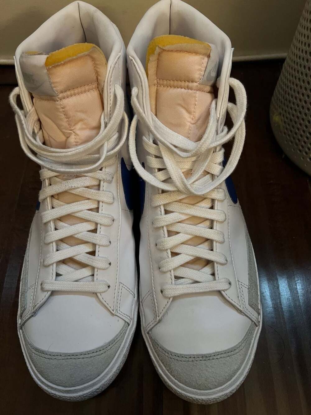 Nike Blazer Mid '77 Vintage White/Game Royal Sneakers - Picture 1 of 6